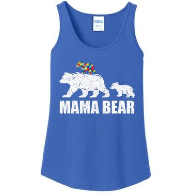 Mama Bear Mom Autistic Child Ladies Essential Tank