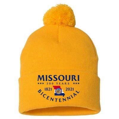 Missouri Bicentennial Pom Pom 12in Knit Beanie