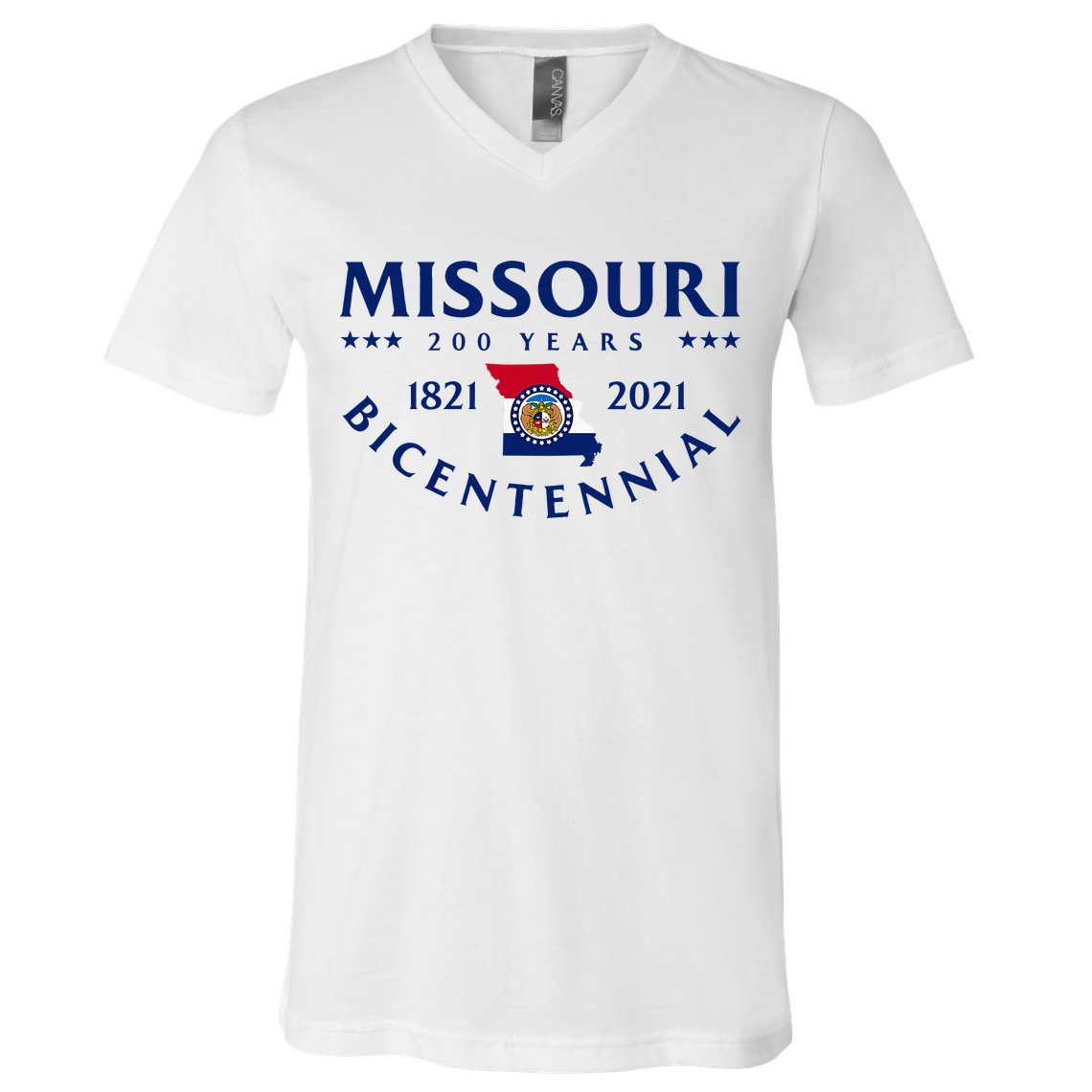 Missouri Bicentennial V-Neck T-Shirt
