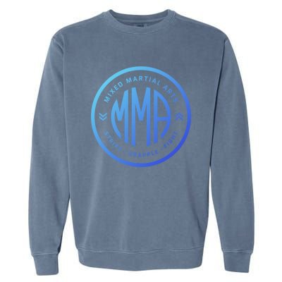 Mma Bjj Mixed Martial Arts Fan Fighter Strike Grapple Fight Gift Garment-Dyed Sweatshirt