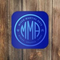 Mma Bjj Mixed Martial Arts Fan Fighter Strike Grapple Fight Gift Coaster