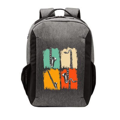 Marching Band Music Gift Retro Pop Art Bass Clarinet Vector Backpack