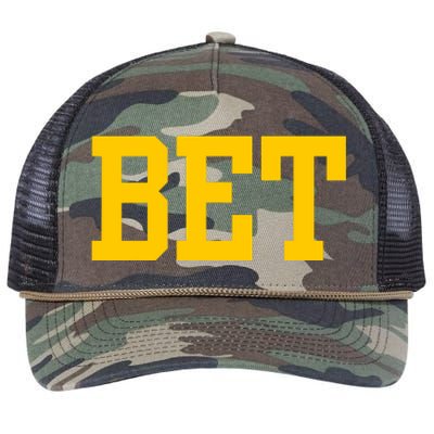 Michigan Bet Retro Rope Trucker Hat Cap