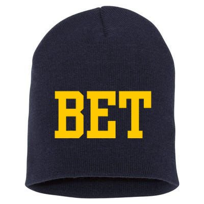 Michigan Bet Short Acrylic Beanie