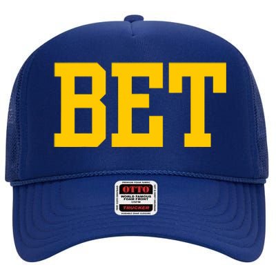 Michigan Bet High Crown Mesh Back Trucker Hat