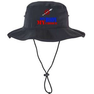 My Body My Choice Anti Vaccine Funny Legacy Cool Fit Booney Bucket Hat