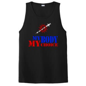 My Body My Choice Anti Vaccine Funny PosiCharge Competitor Tank