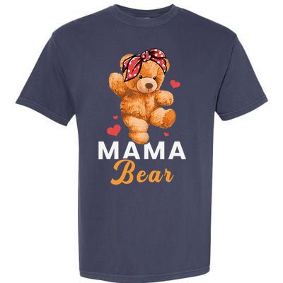 Mama Bear Mothers Day Cute Teddy Mom Momma Mommy Garment-Dyed Heavyweight T-Shirt