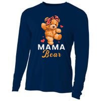 Mama Bear Mothers Day Cute Teddy Mom Momma Mommy Cooling Performance Long Sleeve Crew