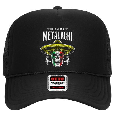 Metalachi Band Metal X Mariachi Skull Xxxl Concert Trucker Hat