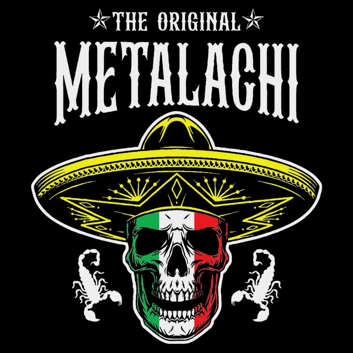 Metalachi Band Metal X Mariachi Skull Xxxl Concert Zip Tote Bag