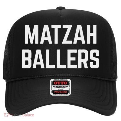 Matzah Ballers High Crown Mesh Back Trucker Hat