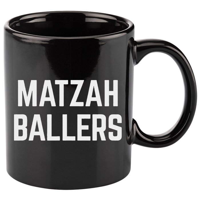 Matzah Ballers 11oz C Handle Ceramic Mug