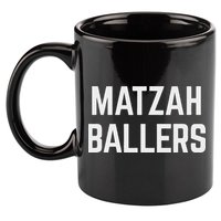 Matzah Ballers 11oz C Handle Ceramic Mug