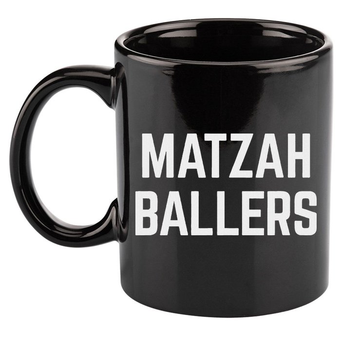 Matzah Ballers 11oz C Handle Ceramic Mug
