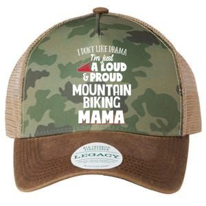 Mountain Biking Mom Design Meaningful Gift Loud And Proud Mama! Meaningful Gift Legacy Tie Dye Trucker Hat