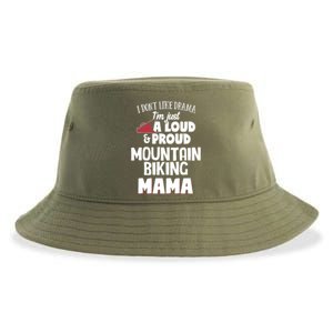 Mountain Biking Mom Design Meaningful Gift Loud And Proud Mama! Meaningful Gift Sustainable Bucket Hat