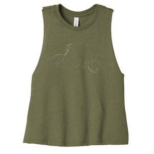 Mountain Bike Mtb T Mountain Bike Women's Racerback Cropped Tank