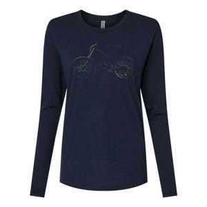 Mountain Bike Mtb T Mountain Bike Womens Cotton Relaxed Long Sleeve T-Shirt