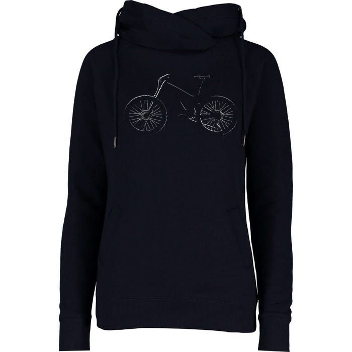 Mountain Bike Mtb T Mountain Bike Womens Funnel Neck Pullover Hood