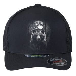 Moonlight Bear Flexfit Unipanel Trucker Cap