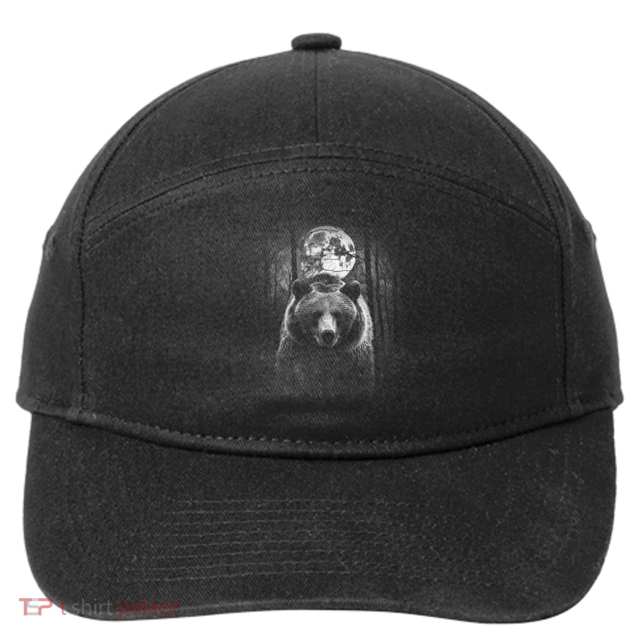 Moonlight Bear 7-Panel Snapback Hat