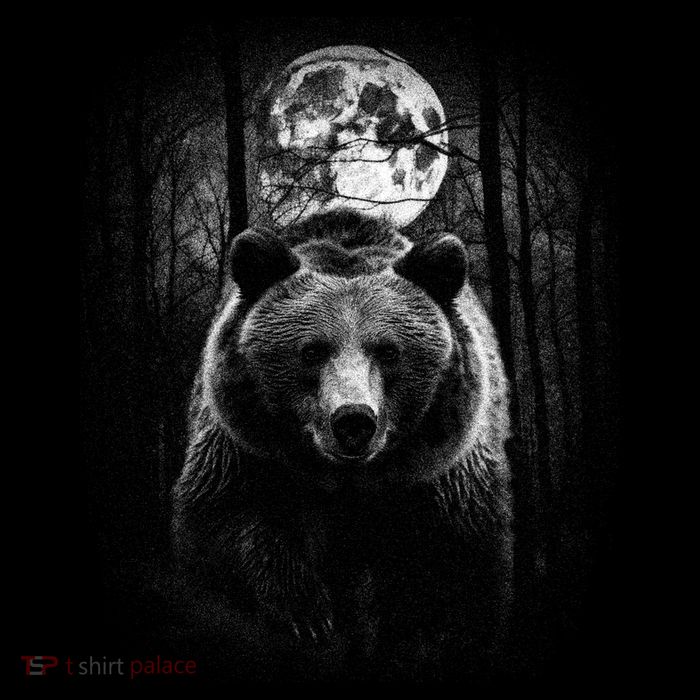 Moonlight Bear 7-Panel Snapback Hat