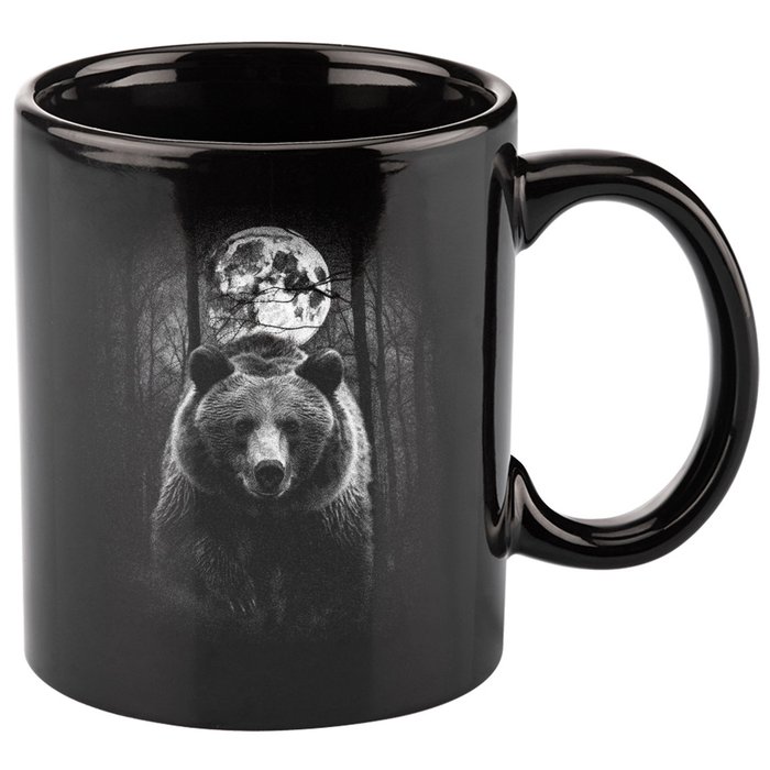 Moonlight Bear 11oz C Handle Ceramic Mug