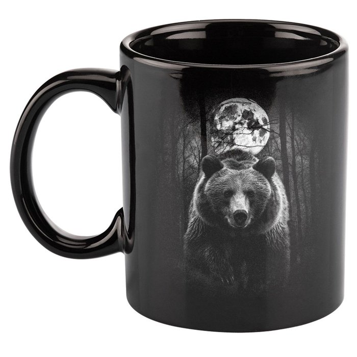 Moonlight Bear 11oz C Handle Ceramic Mug