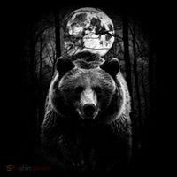 Moonlight Bear Drawstring Bag