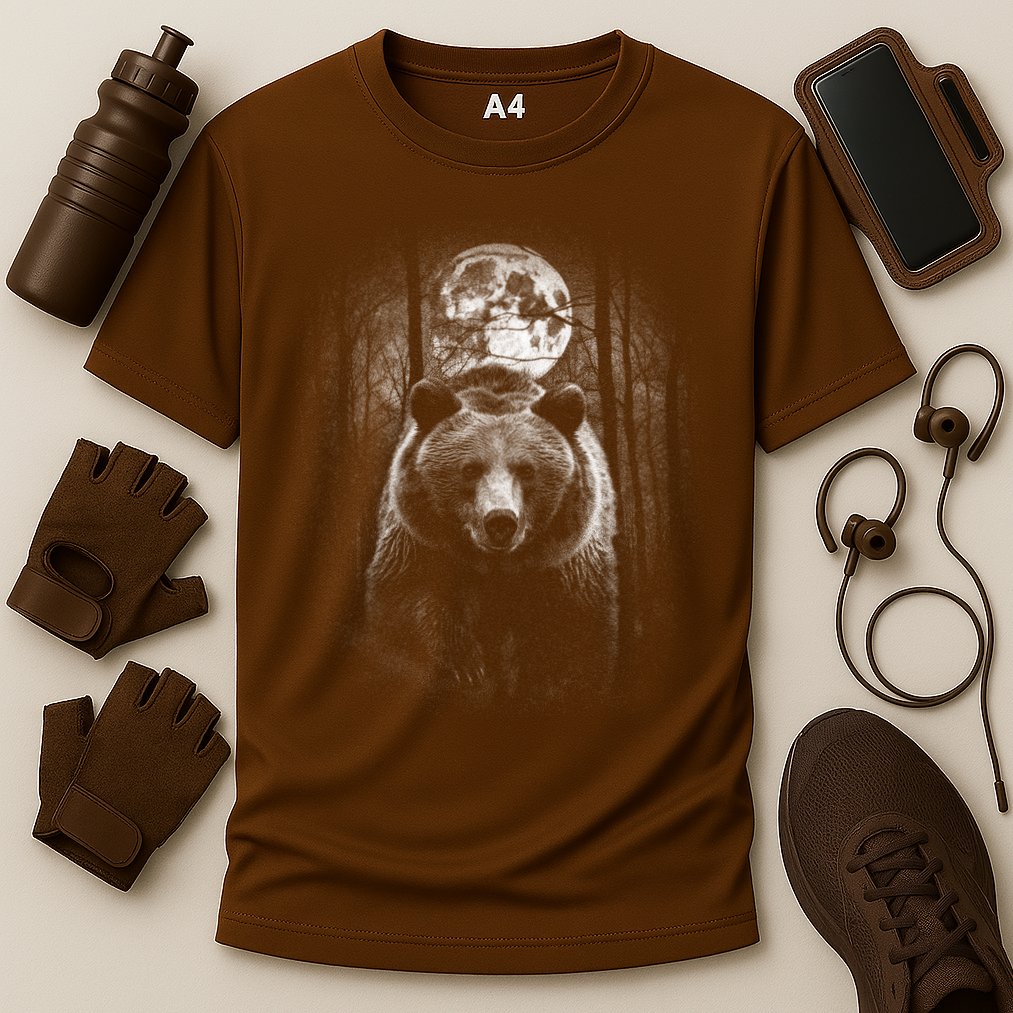 Moonlight Bear Cooling Performance Crew T-Shirt