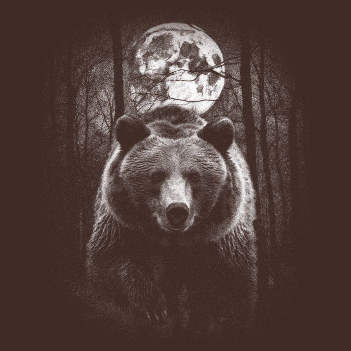 Moonlight Bear Cooling Performance Crew T-Shirt
