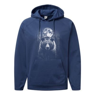 Moonlight Bear Performance Fleece Hoodie