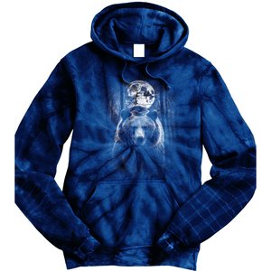 Moonlight Bear Tie Dye Hoodie