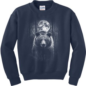 Moonlight Bear Kids Sweatshirt