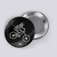 Mountain Bike Mtb Downhill Biking Cycling Biker Button