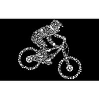 Mountain Bike Mtb Downhill Biking Cycling Biker Bumper Sticker