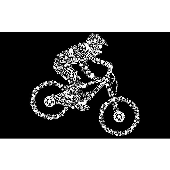 Mountain Bike Mtb Downhill Biking Cycling Biker Bumper Sticker