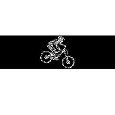 Mountain Bike Mtb Downhill Biking Cycling Biker Bumper Sticker