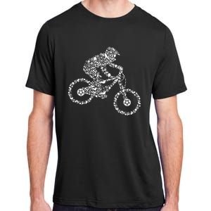 Mountain Bike Mtb Downhill Biking Cycling Biker Adult ChromaSoft Performance T-Shirt