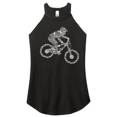 Mountain Bike Mtb Downhill Biking Cycling Biker Women’s Perfect Tri Rocker Tank