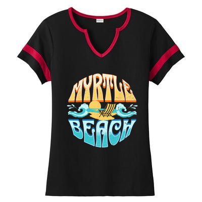 Myrtle Beach Ladies Halftime Notch Neck Tee