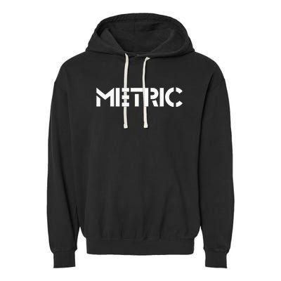 Metric Band Garment-Dyed Fleece Hoodie