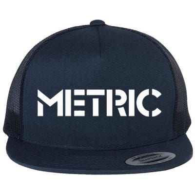 Metric Band Flat Bill Trucker Hat