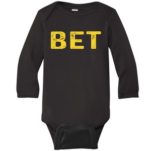 Michigan Bet Baby Long Sleeve Bodysuit