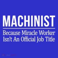 Machinist Because Miracle Worker Isn't Job Title Gift Zip Tote Bag