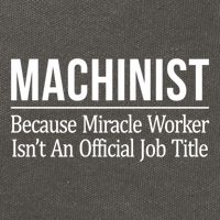 Machinist Because Miracle Worker Isn't Job Title Gift Cotton Canvas Backpack