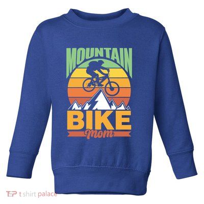 Mountain Bike Mom Mountainbike Biking Mtb Mountain Bike Gift Toddler Sweatshirt