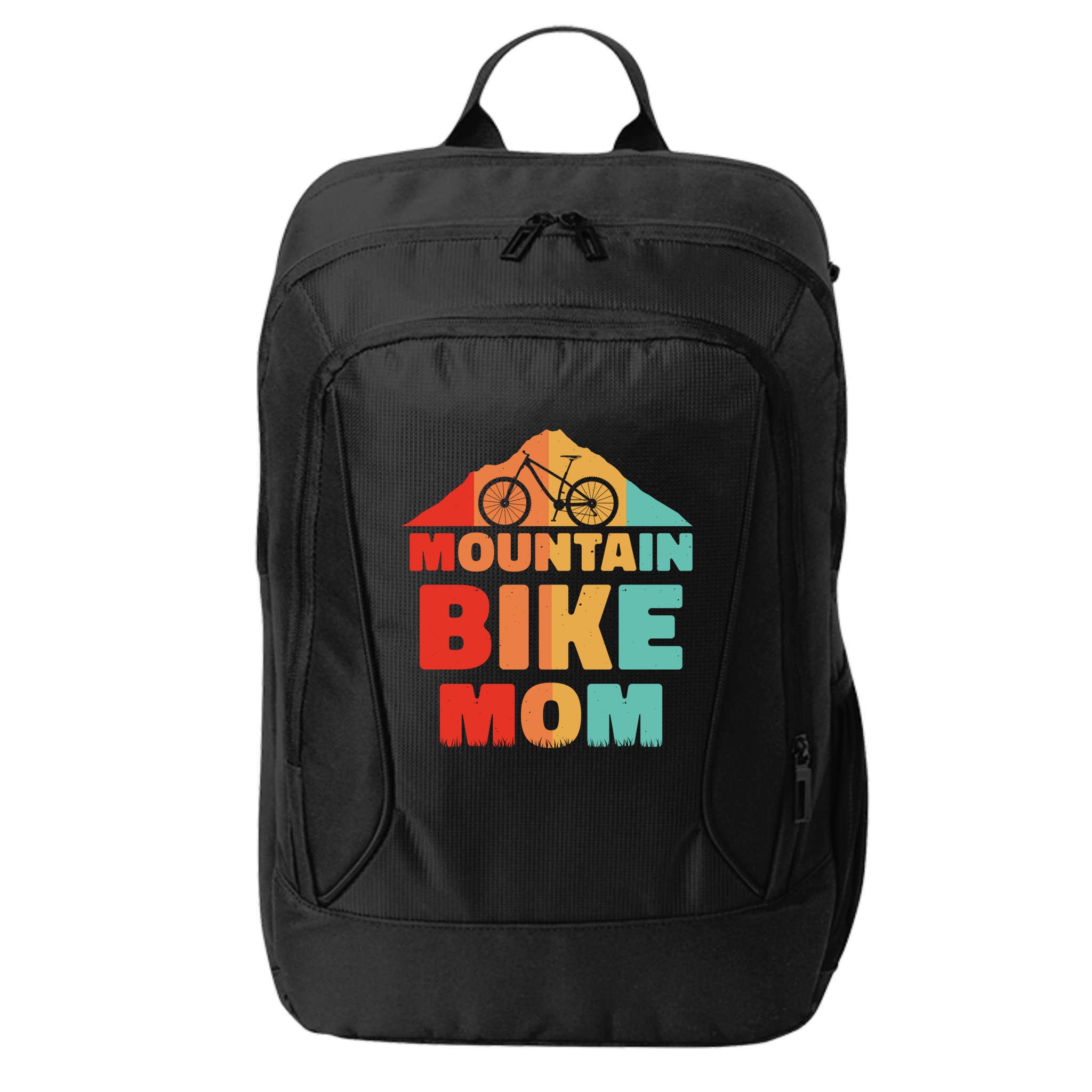 Mountain Bike Mom Mountainbike Mtb Cycling Biking Mother Cool Gift City Backpack