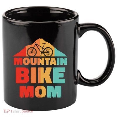 Mountain Bike Mom Mountainbike Mtb Cycling Biking Mother Cool Gift 11oz C Handle Ceramic Mug